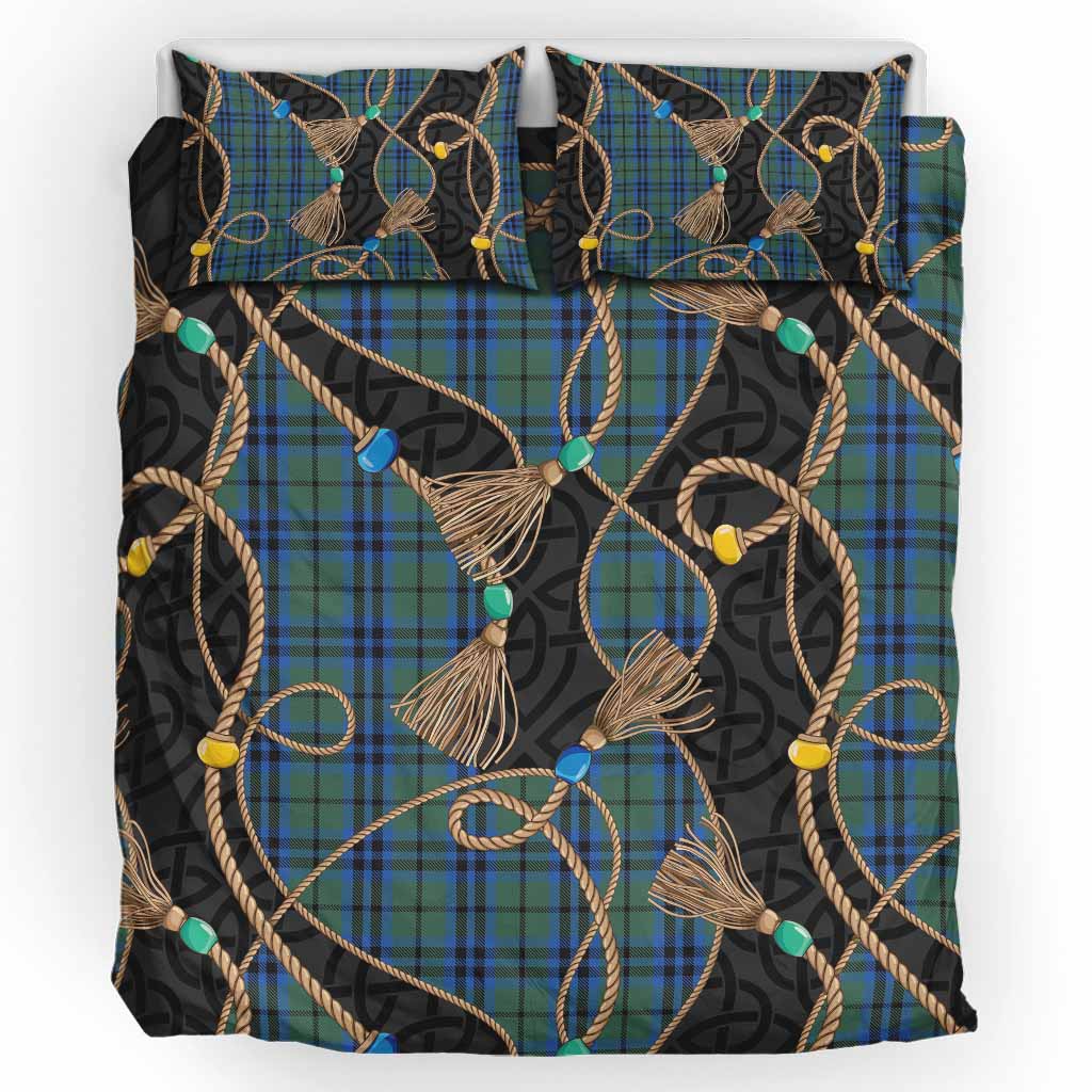 Marshall Scottish Tartan Twisted Ropes Stylized Bedding Set UK Bedding Set UK King 91*87 inch - Tartan Vibes Clothing