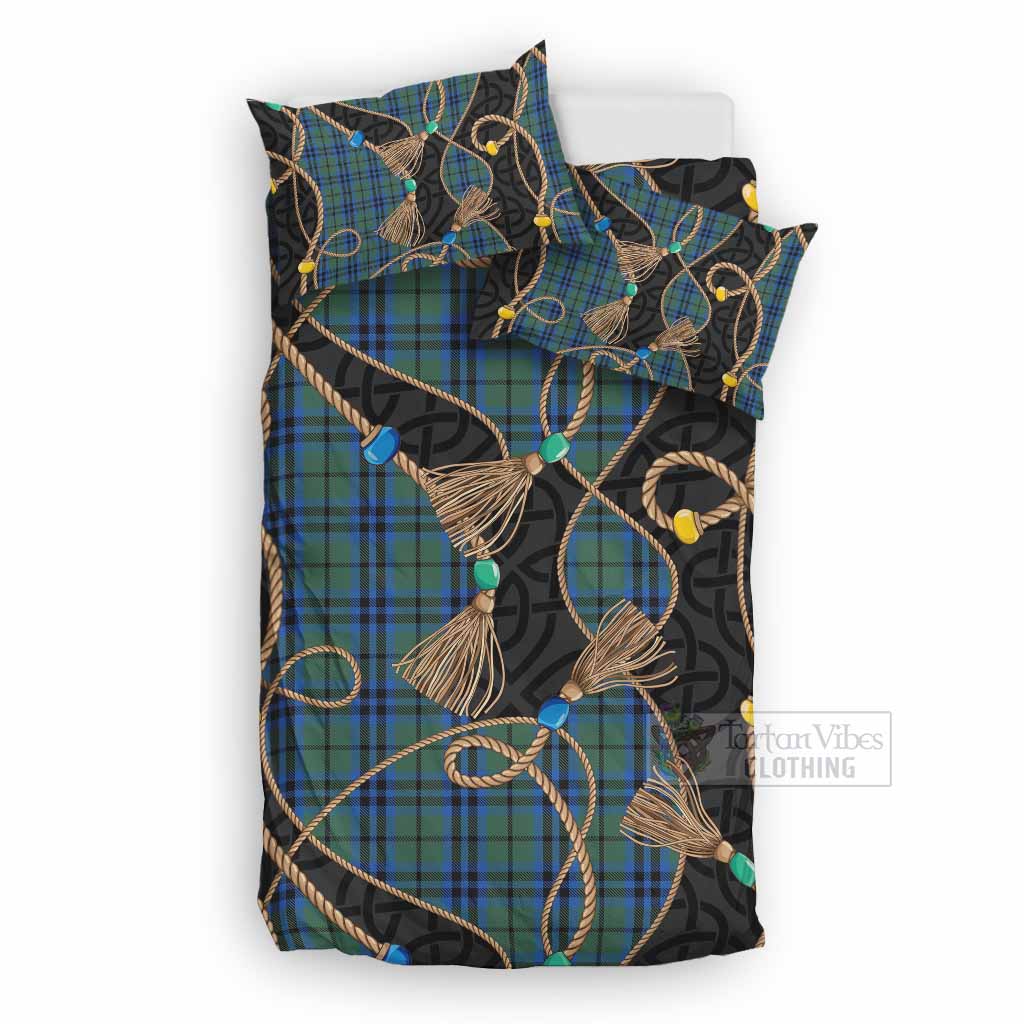 Marshall Scottish Tartan Twisted Ropes Stylized Bedding Set UK Bedding Set UK Double 79*79 inch - Tartan Vibes Clothing