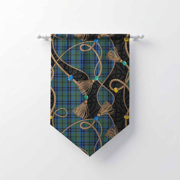 Marshall Scottish Tartan Twisted Ropes Stylized Gonfalon