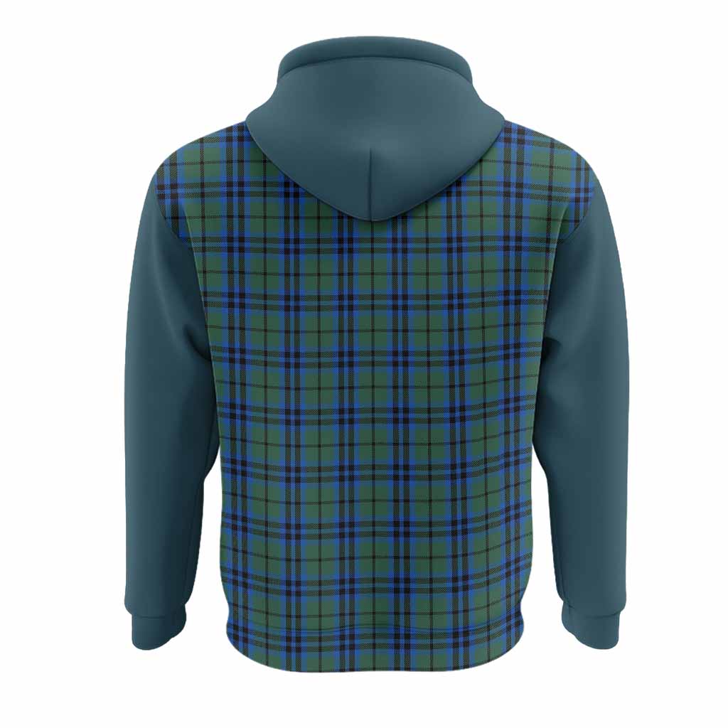 Marshall Tartan Accent Hoodie with Family Crest