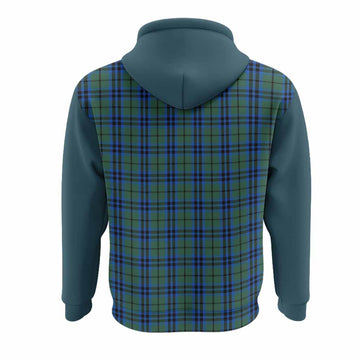 Marshall Tartan Accent Hoodie with Family Crest