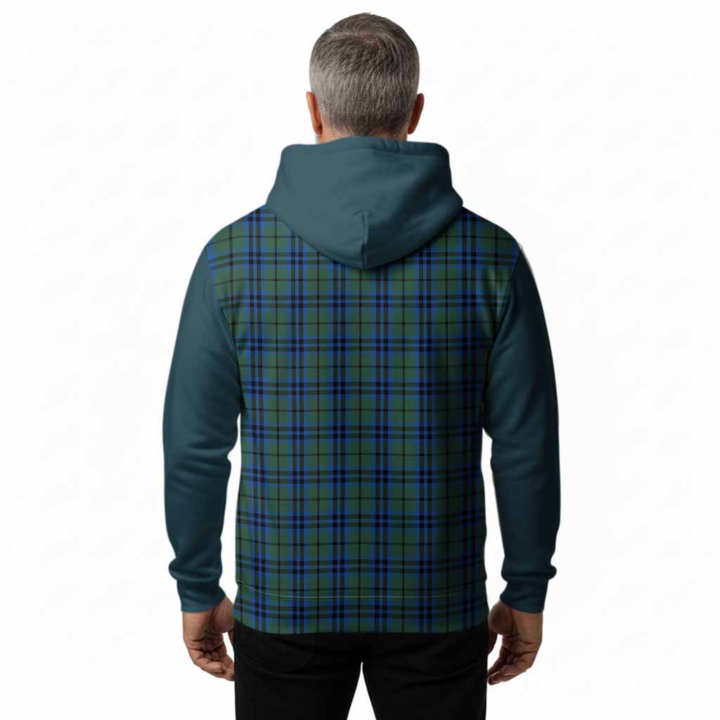 Marshall Tartan Accent Hoodie with Family Crest
