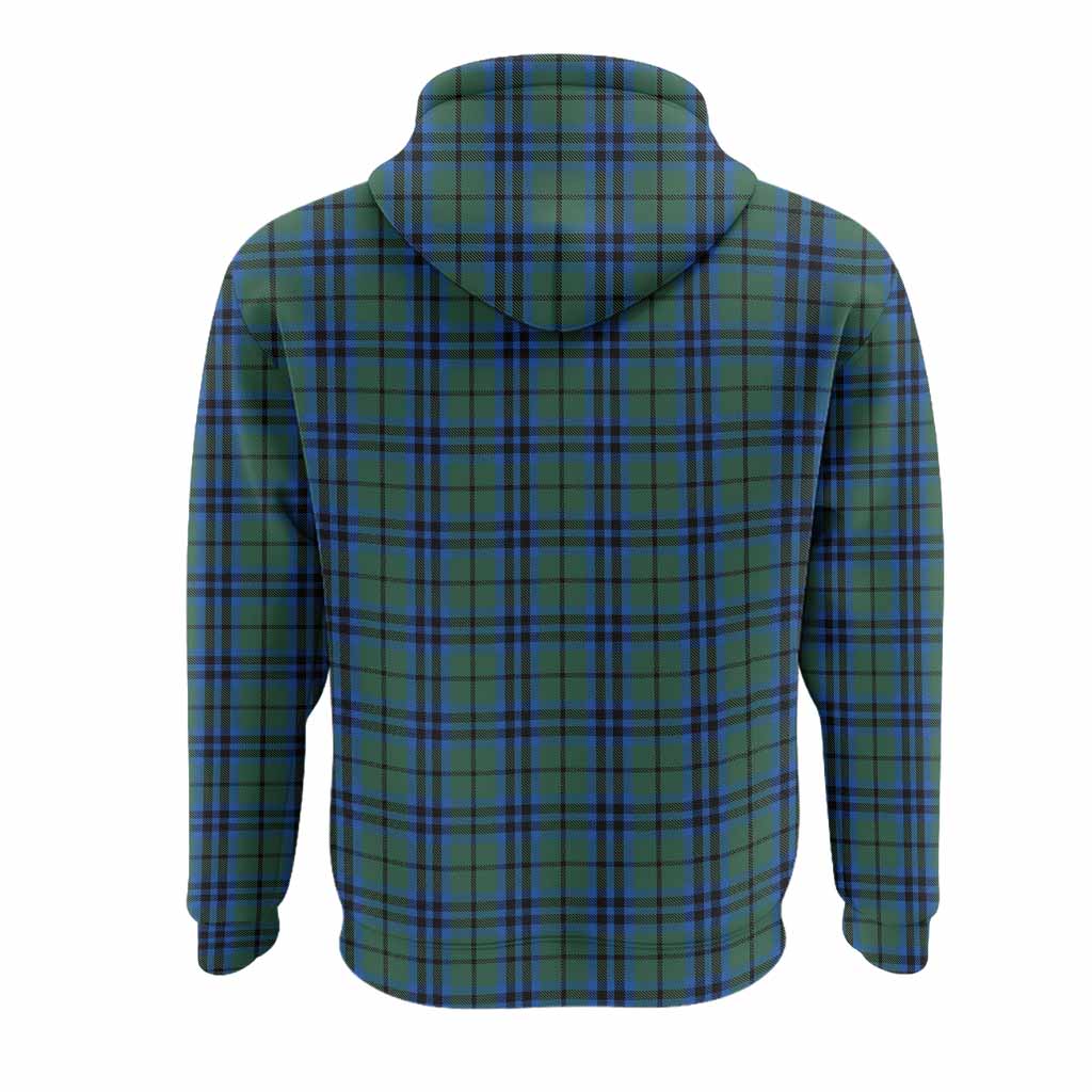 Marshall Tartan Crest Hoodie Ferocious Lion Style