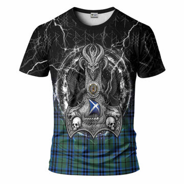 Marshall Tartan Crest T-Shirt Celtic Odin's Raven Legacy