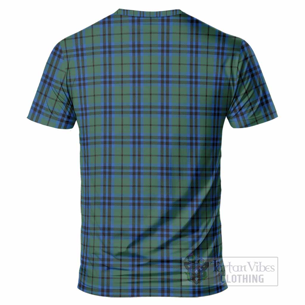 Marshall Tartan Crest T-Shirt Ferocious Lion Style