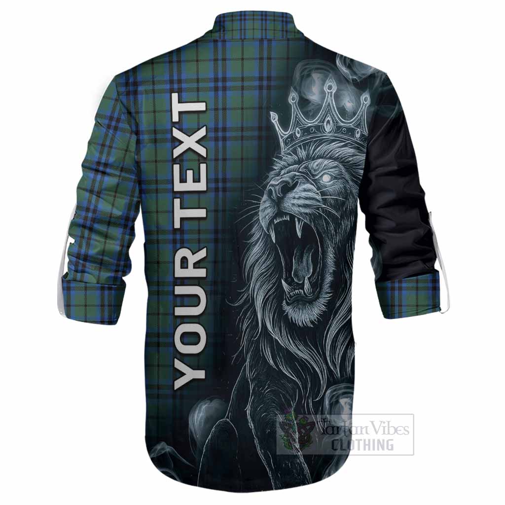 Marshall Tartan Ghillie Shirt Roaring Lion Heritage