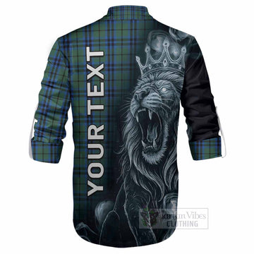 Marshall Tartan Ghillie Shirt Roaring Lion Heritage