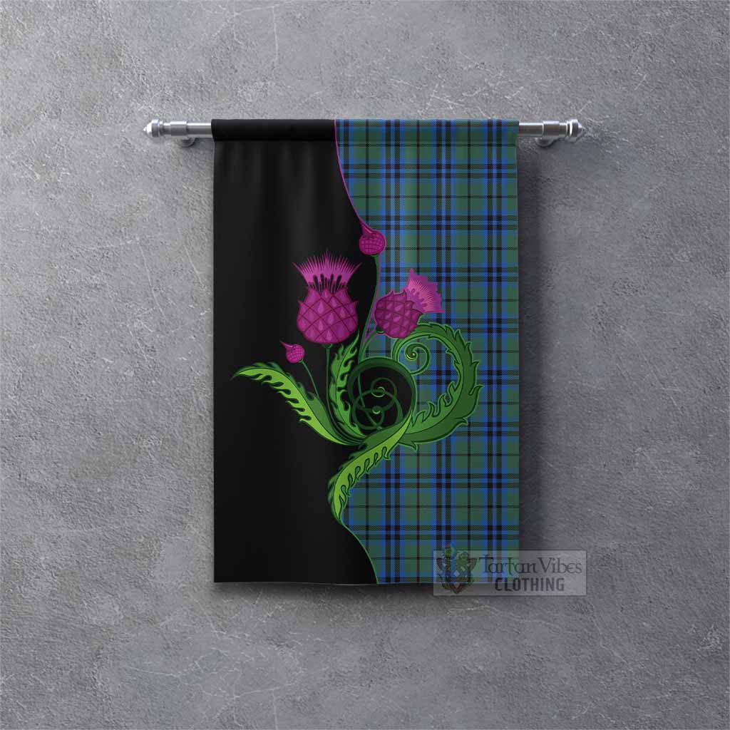 Marshall Tartan Gonfalon Traditional Scottish Thistle Rectangle - Tartan Vibes Clothing