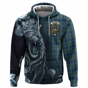 Marshall Tartan Hoodie Roaring Lion Heritage