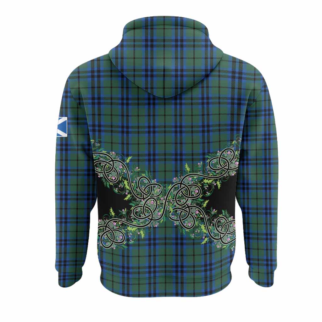 Marshall Tartan Hoodie Thistle Scottish Spirit