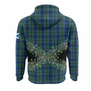 Marshall Tartan Hoodie Thistle Scottish Spirit