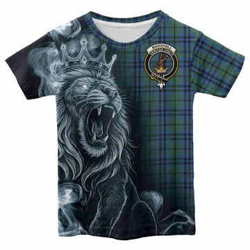 Marshall Tartan Kid T-shirt Roaring Lion Heritage