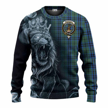 Marshall Tartan Knitted Sweater Roaring Lion Heritage