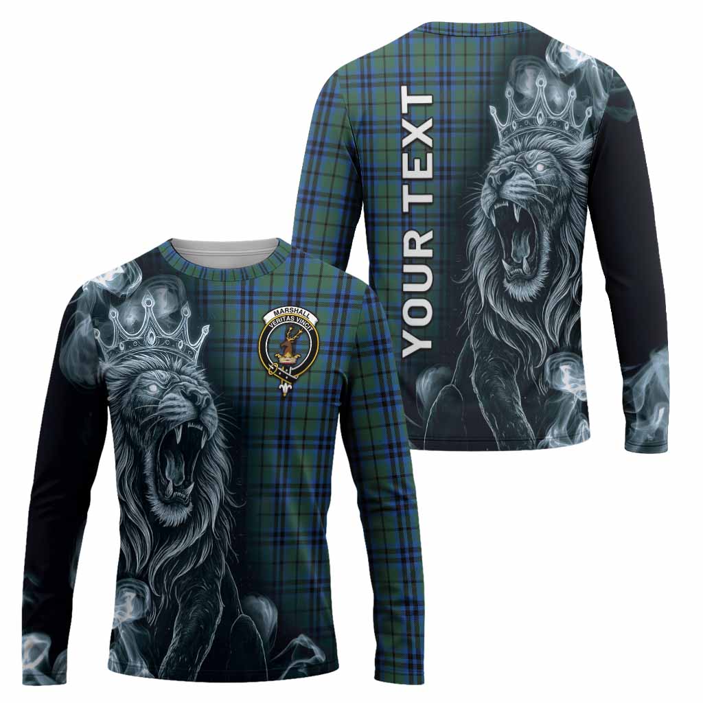 Marshall Tartan Long Sleeve T-Shirt Roaring Lion Heritage