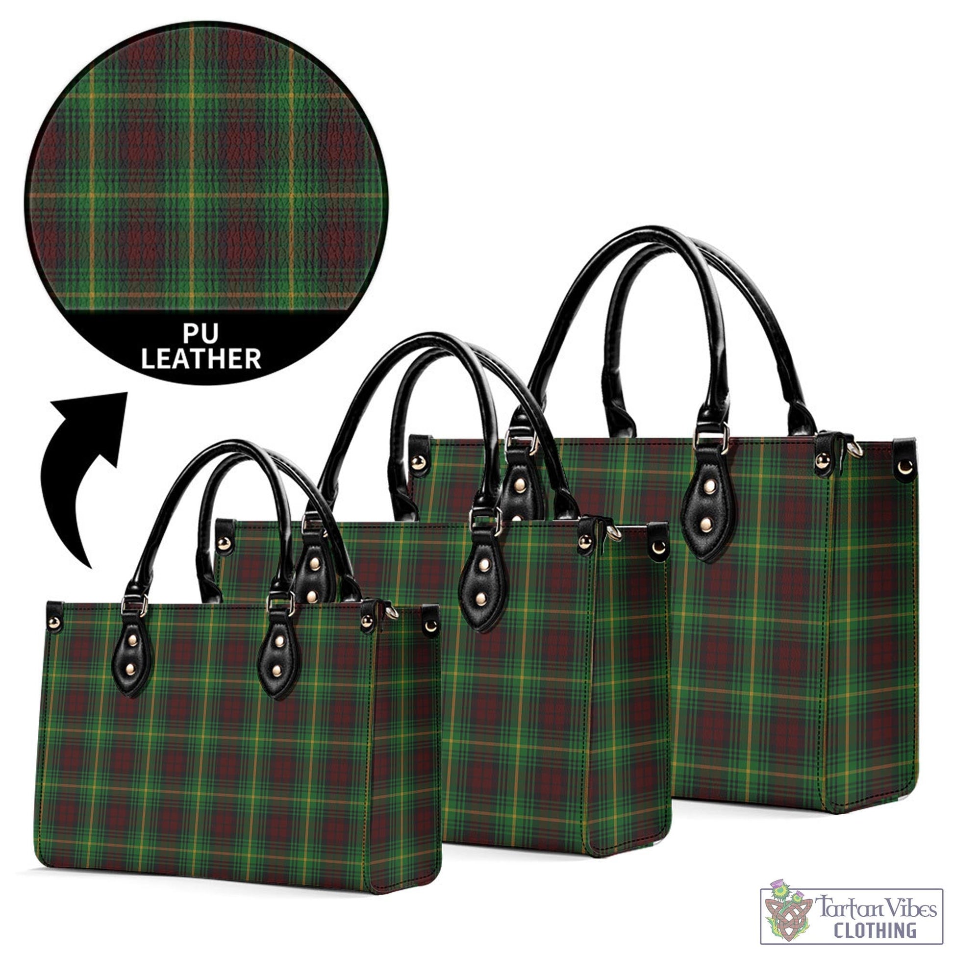 Martin Tartan Luxury Leather Handbags - Tartan Vibes Clothing