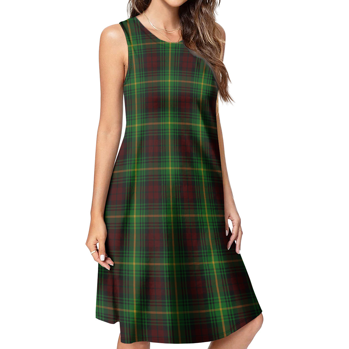 Martin Tartan Womens Casual Dresses 4XL - Tartan Vibes Clothing