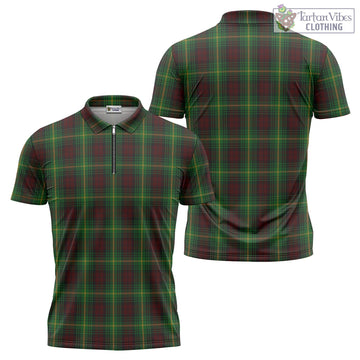 Martin Tartan Zipper Polo Shirt Unisex - Tartan Vibes Clothing