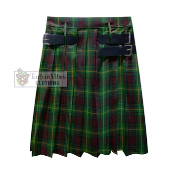 Martin Tartan Men's Pleated Skirt - Fashion Casual Retro Scottish Kilt Style