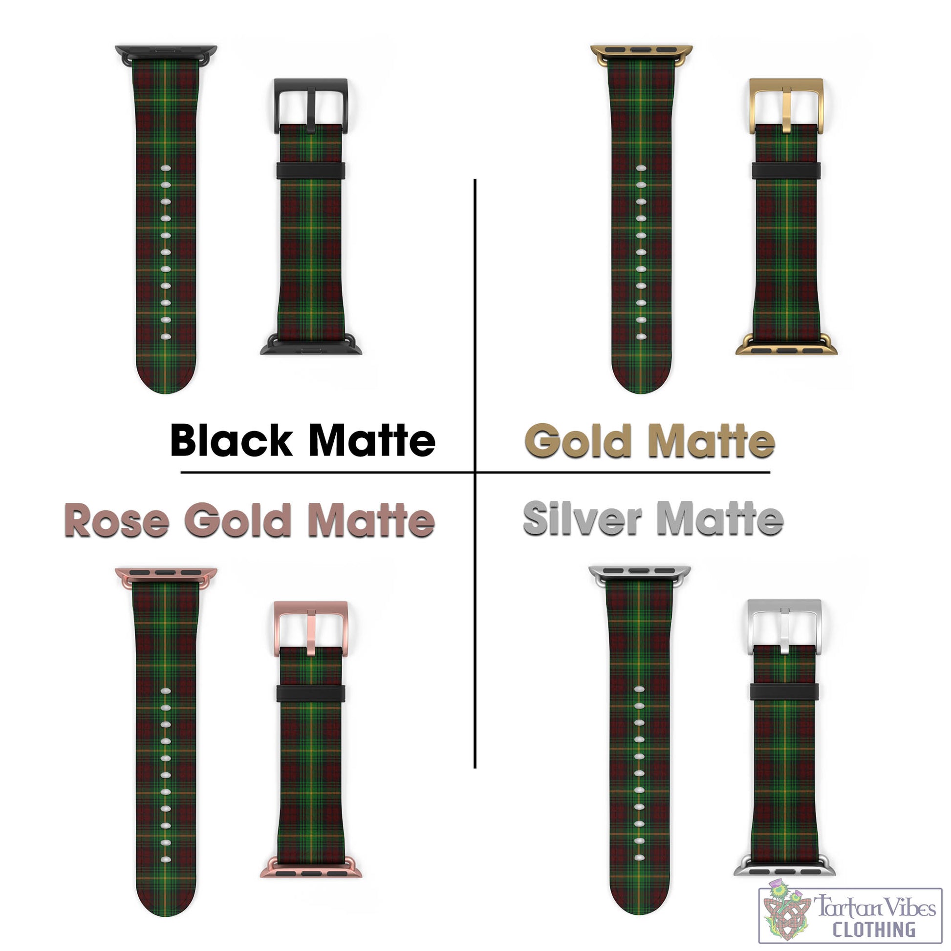 Martin Tartan Watch Band 42 - 45 mm - Tartan Vibes Clothing