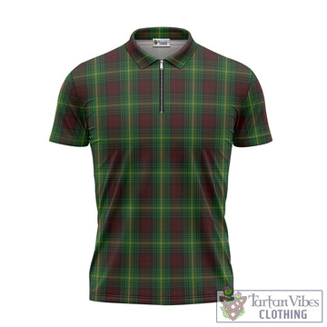 Martin Tartan Zipper Polo Shirt - Tartan Vibes Clothing