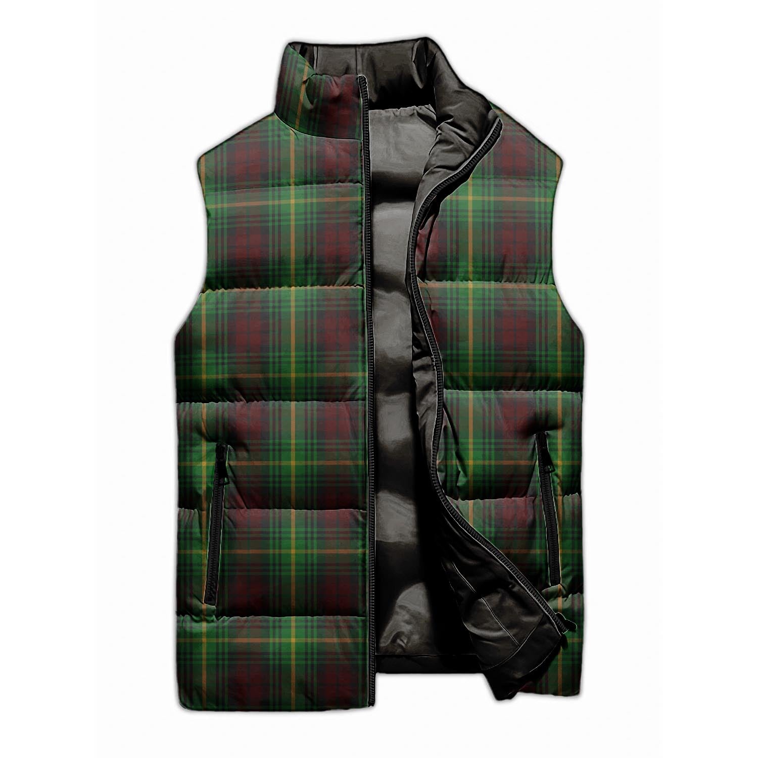 Martin Tartan Sleeveless Puffer Jacket - Tartanvibesclothing