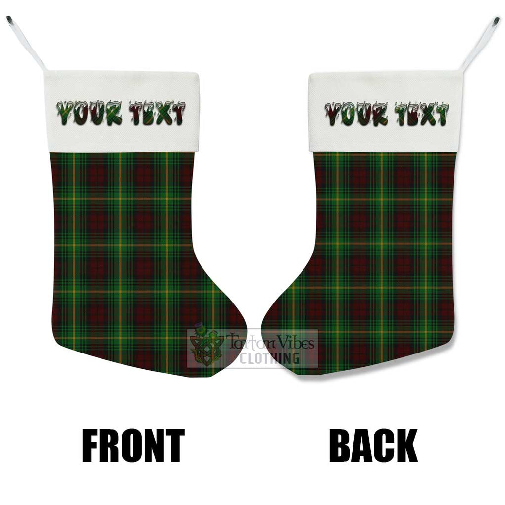 Martin Tartan Christmas Stocking with Personalized Text - Tartan Vibes Clothing