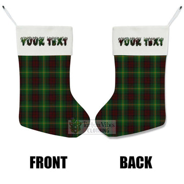 Martin Tartan Christmas Stocking with Personalized Text - Tartan Vibes Clothing