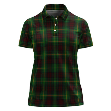 Martin Tartan Polo Shirt For Women - Tartan Vibes Clothing