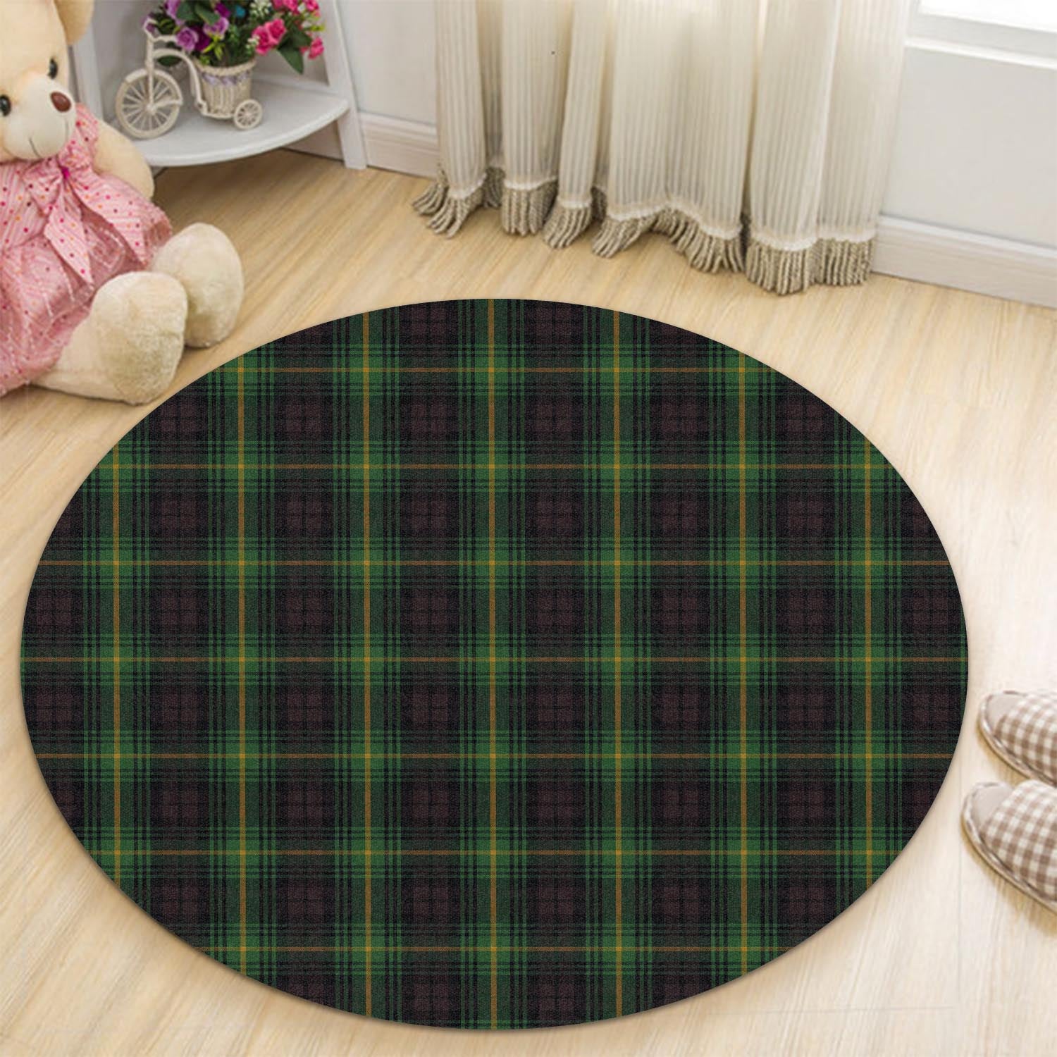 Martin Tartan Round Rug - Tartan Vibes Clothing