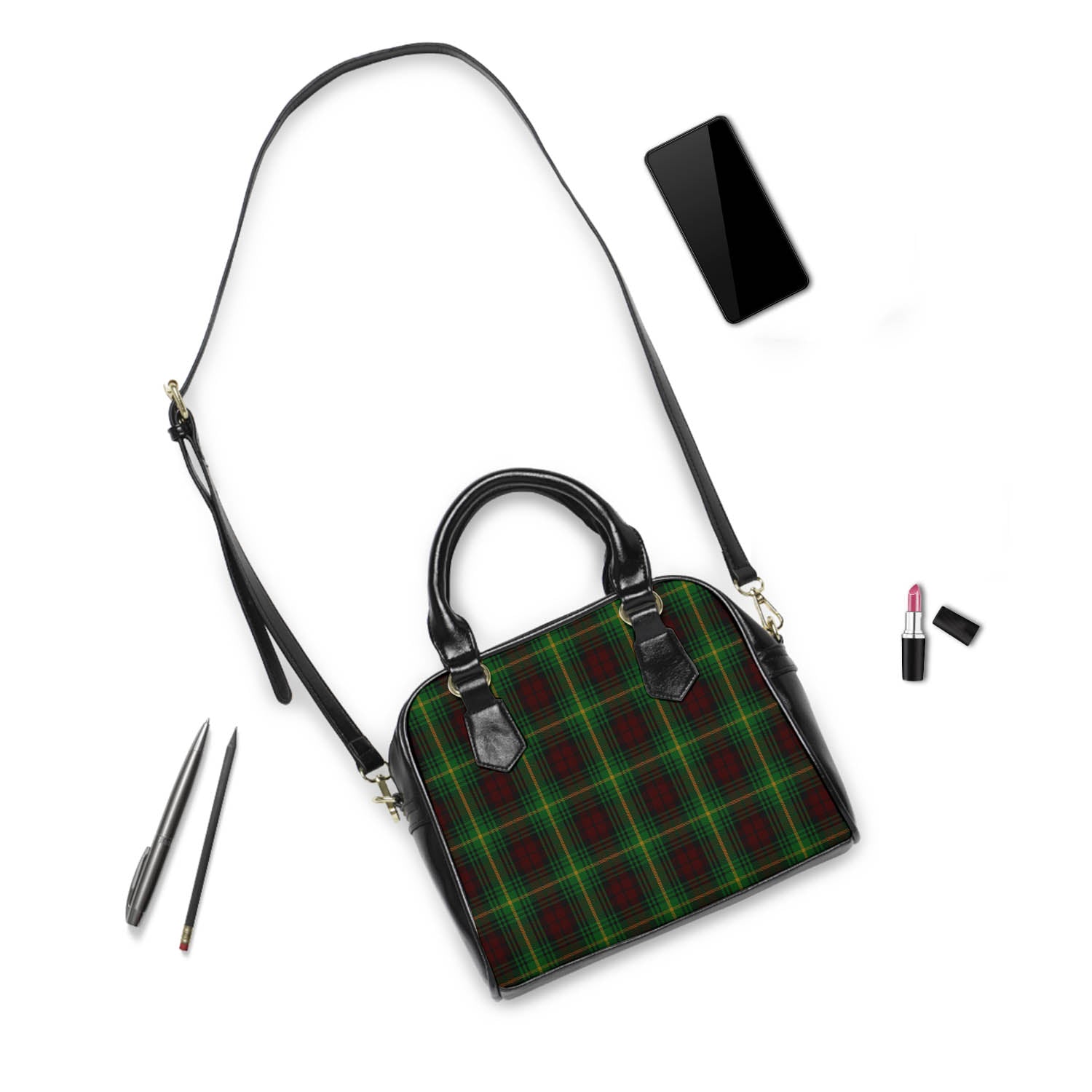 Martin Tartan Shoulder Handbags - Tartan Vibes Clothing