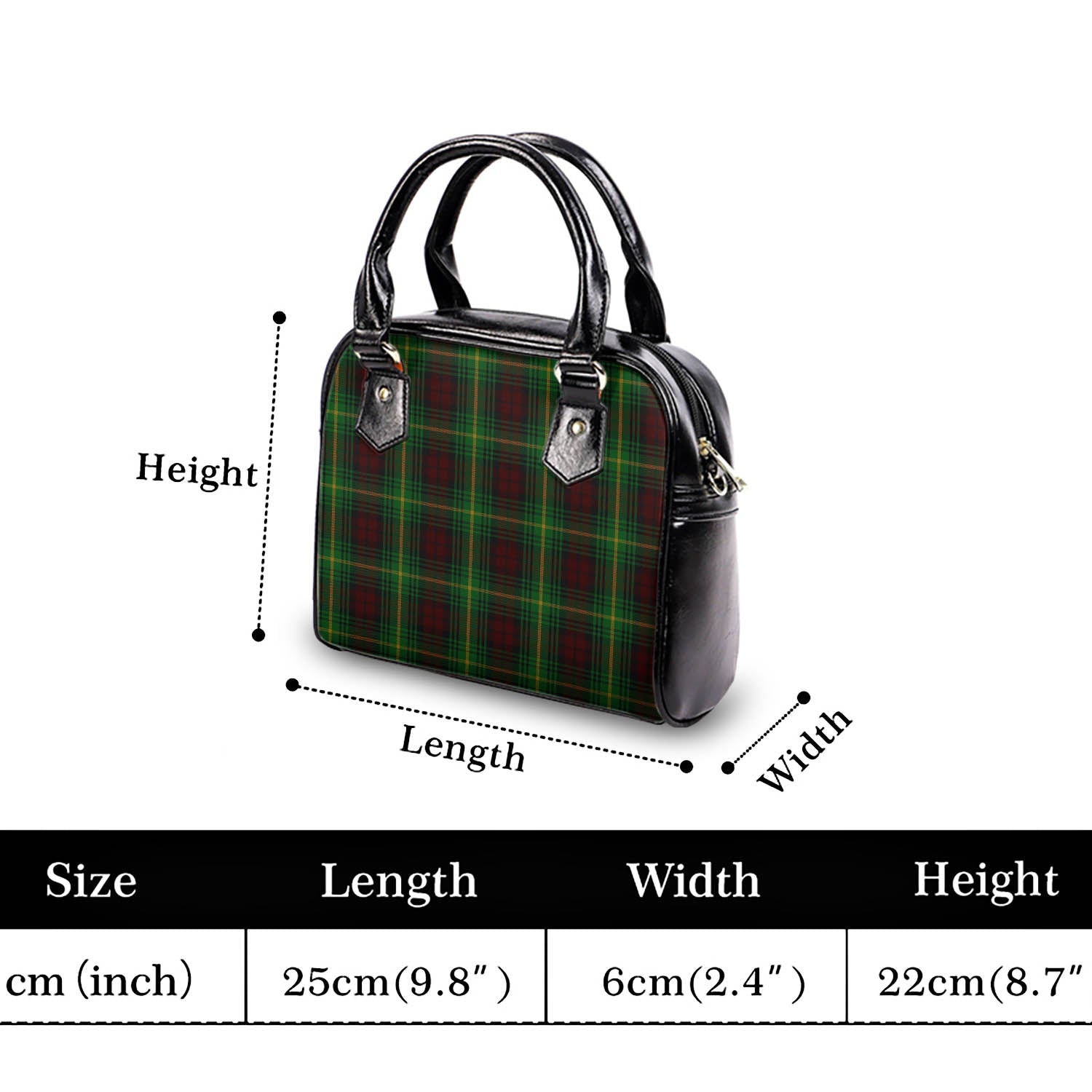 Martin Tartan Shoulder Handbags - Tartan Vibes Clothing