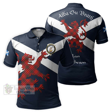 Matheson Tartan Lion Rampant Polo Shirt Proudly Display Your Heritage with Alba Gu Brath and Clan Name