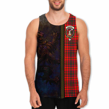 Matheson Tartan Family Crest Men's Tank Top Alba Gu Brath Be Brave Lion Ancient Style