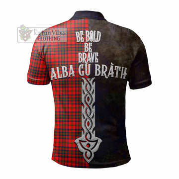 Matheson Tartan Family Crest Polo Shirt Alba Gu Brath Be Brave Lion Ancient Style