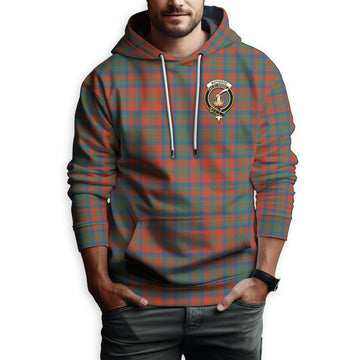 Matheson Ancient Tartan Hoodie with Family Crest