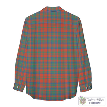 Matheson Ancient Tartan Womens Casual Shirt with Family Crest