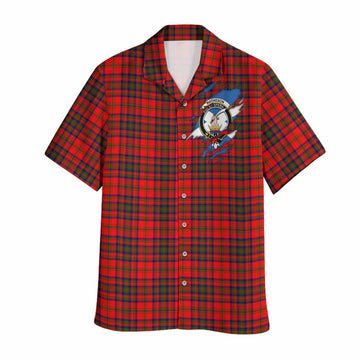 Matheson Clan Crest In Me Tartan Hawaiian Shirt Scotland Flag Style