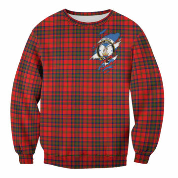 Matheson Clan Crest In Me Tartan Sweatshirt Scotland Flag Style