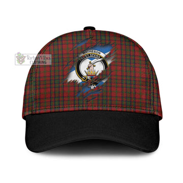 Matheson Dress Tartan Classic Cap with Family Crest In Me Style