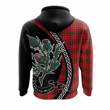 Matheson Family Crest Tartan Hoodie Alba Thistle Inspired