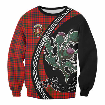 Matheson Family Crest Tartan Sweatshirt Alba Thistle Inspired - Tartan Vibes Clothing