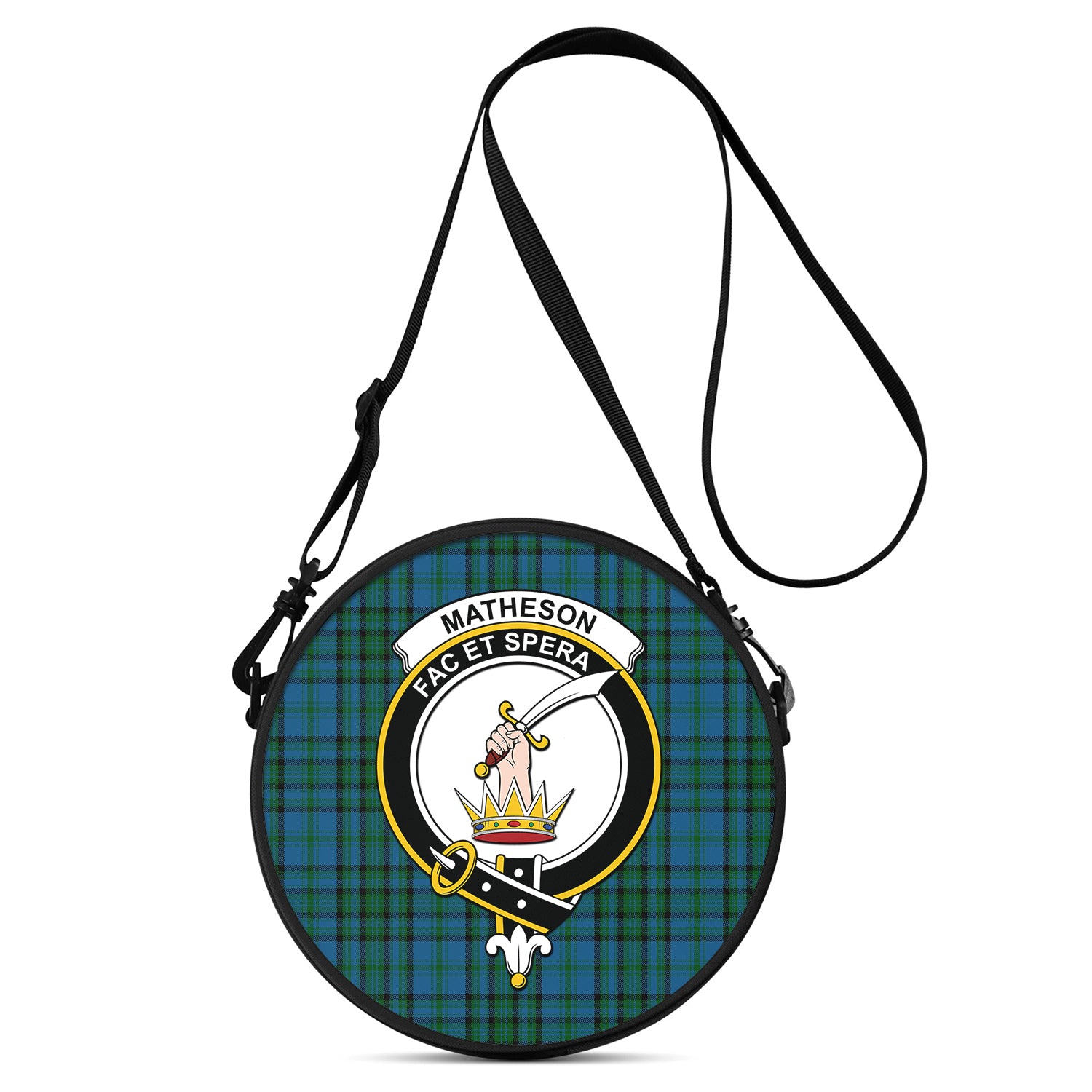 matheson-hunting-tartan-round-satchel-bags-with-family-crest