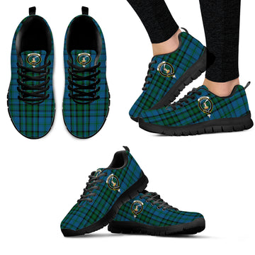 Matheson Hunting Tartan Sneakers with Family Crest