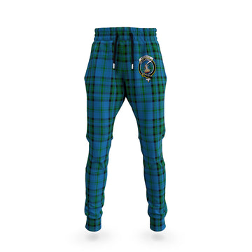 Matheson Hunting Tartan Joggers Pants with Family Crest