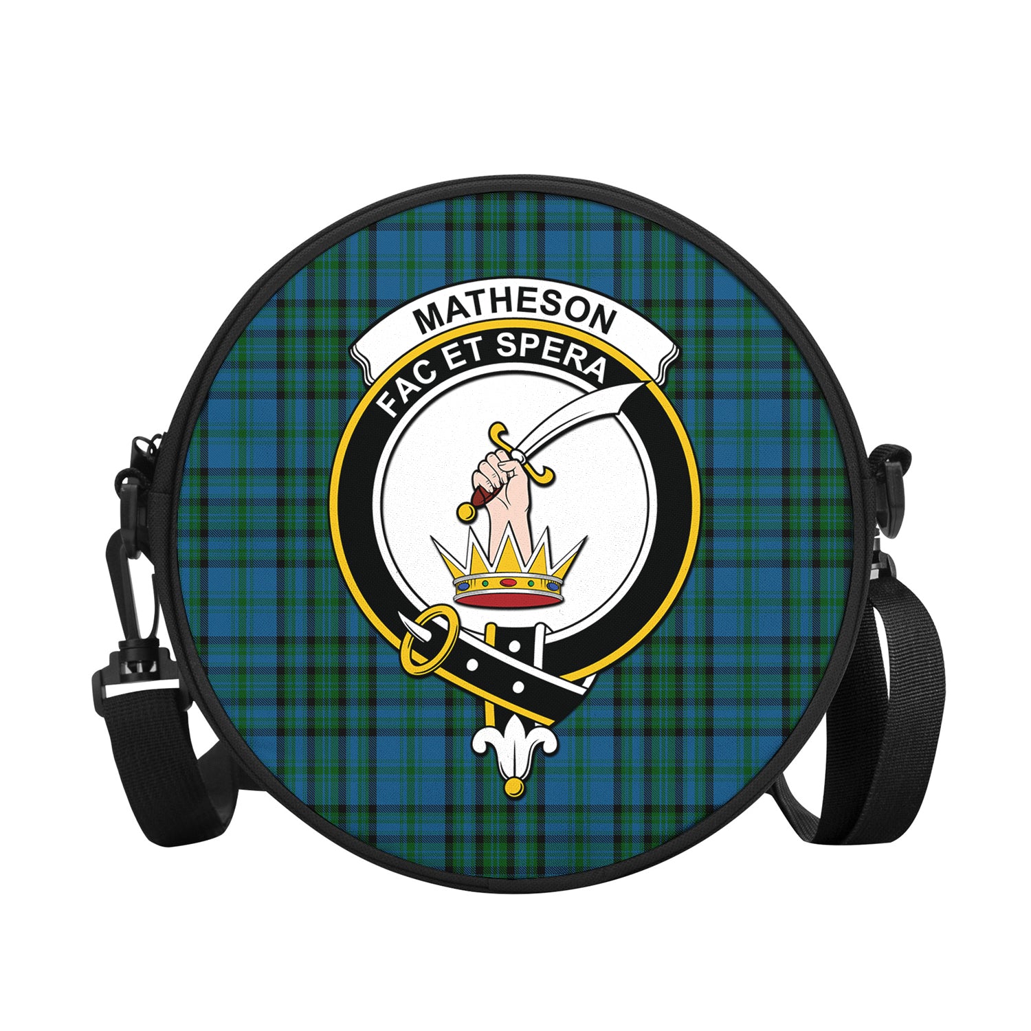 matheson-hunting-tartan-round-satchel-bags-with-family-crest