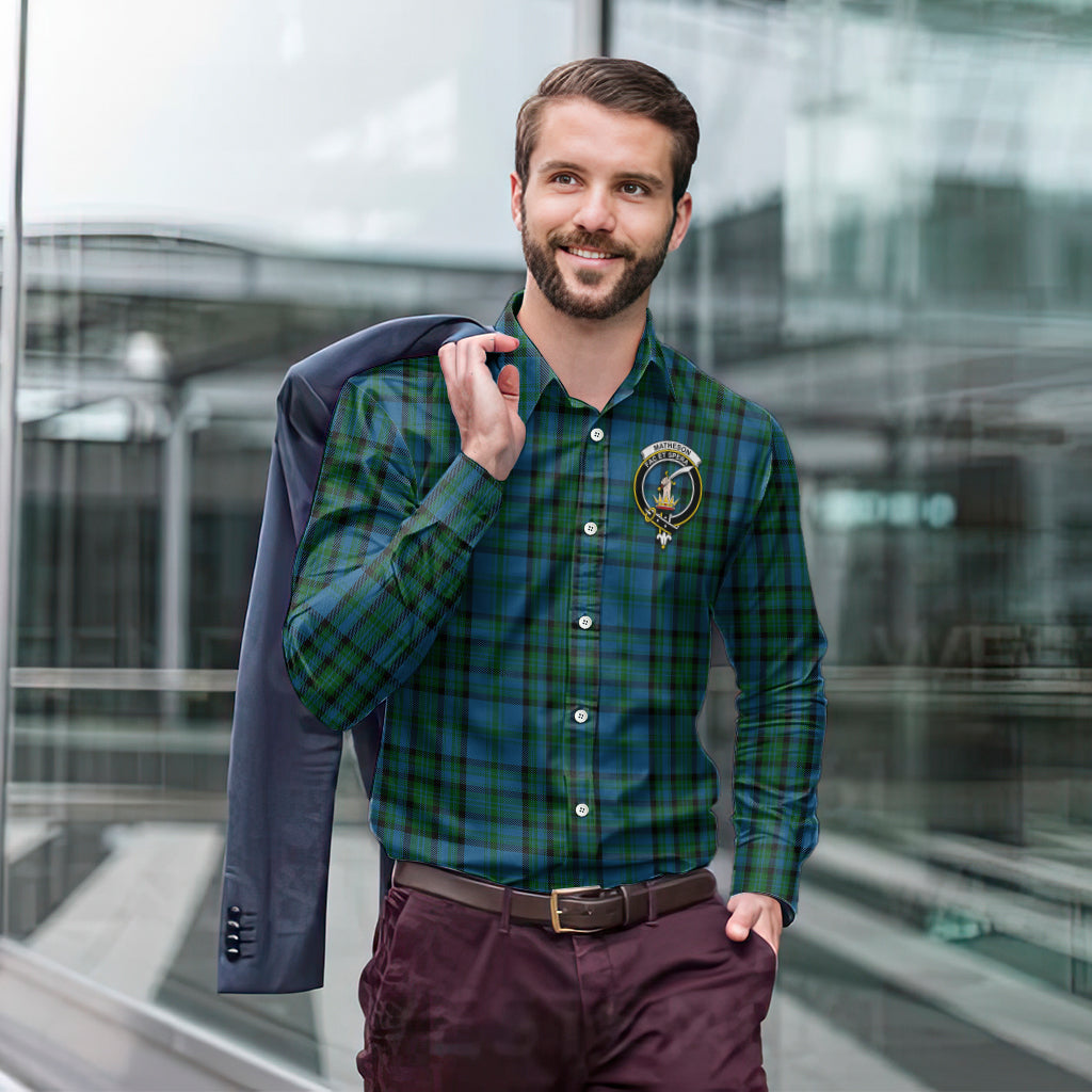 matheson-hunting-tartan-long-sleeve-button-up-shirt-with-family-crest