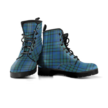 Matheson Hunting Ancient Tartan Leather Boots