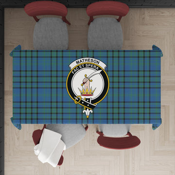Matheson Hunting Ancient Tatan Tablecloth with Family Crest