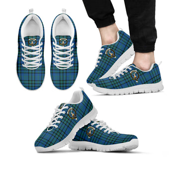 Matheson Hunting Ancient Tartan Sneakers with Family Crest