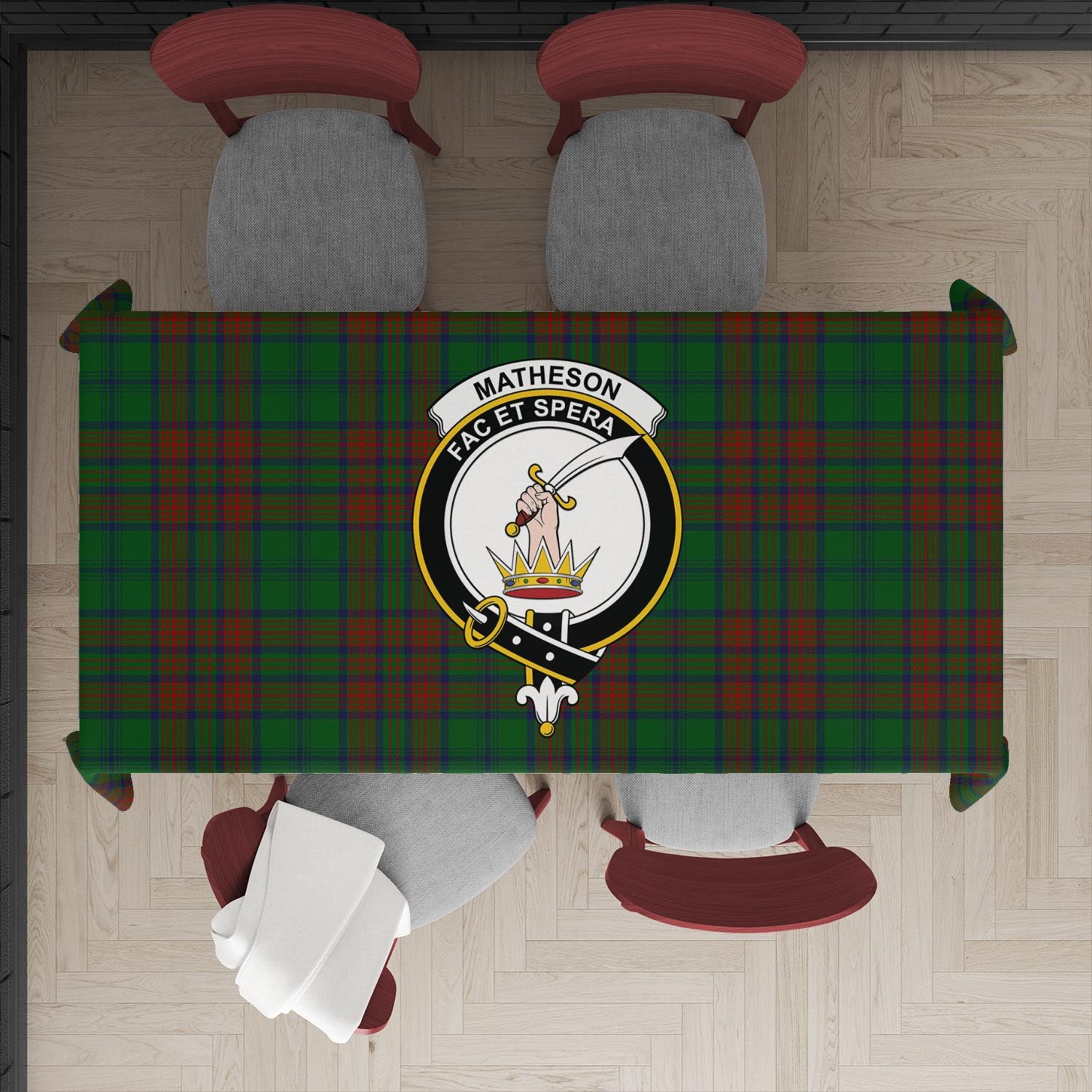 matheson-hunting-highland-tatan-tablecloth-with-family-crest